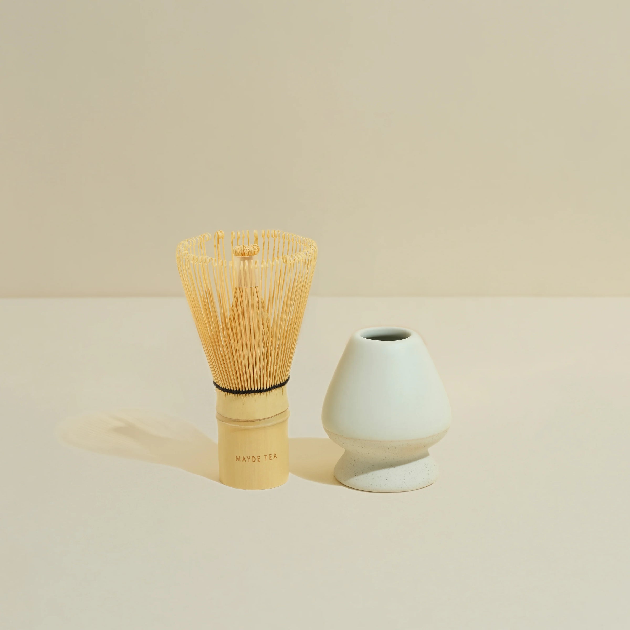 Matcha Latte Bamboo Whisk & Stand